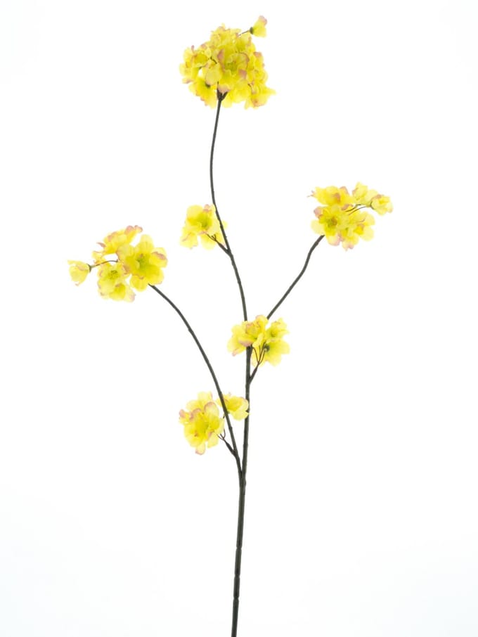 Prunus Malaga spray yellow/pink 84 cm kunstbloem Erutan Avon