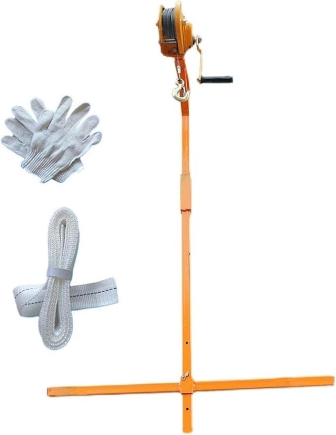 Hefplatform - Werkplatform - Veilig Tillen - 1200 Lb Capaciteit - 10 Meter Lier