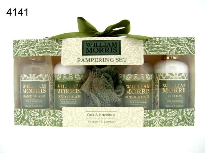 Lesser & Pavey Leonardo Collection Pampering Set Acorn – Oak & Hazelnut Cadeauset 5-delig