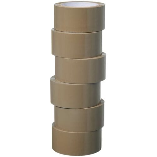 PARKSIDE Verpakkingstape, 6 rollen (Bruin)