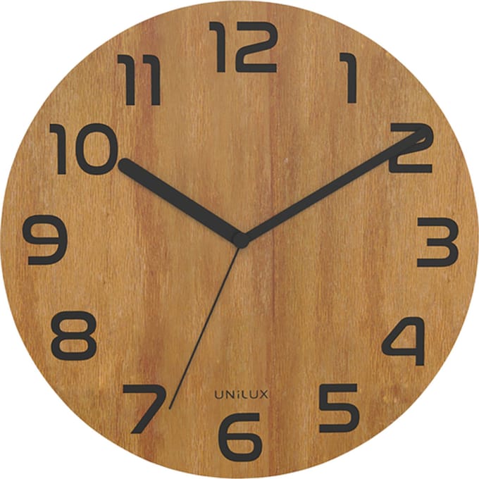 Unilux Palma Bambou clock light brown