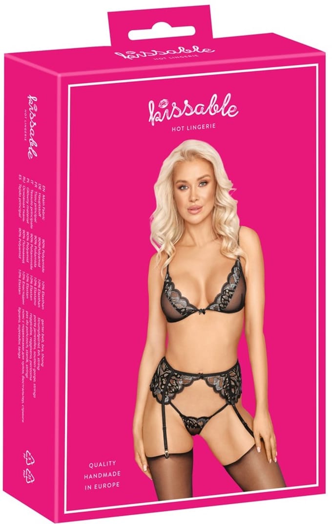 Bra Suspender Set S/M