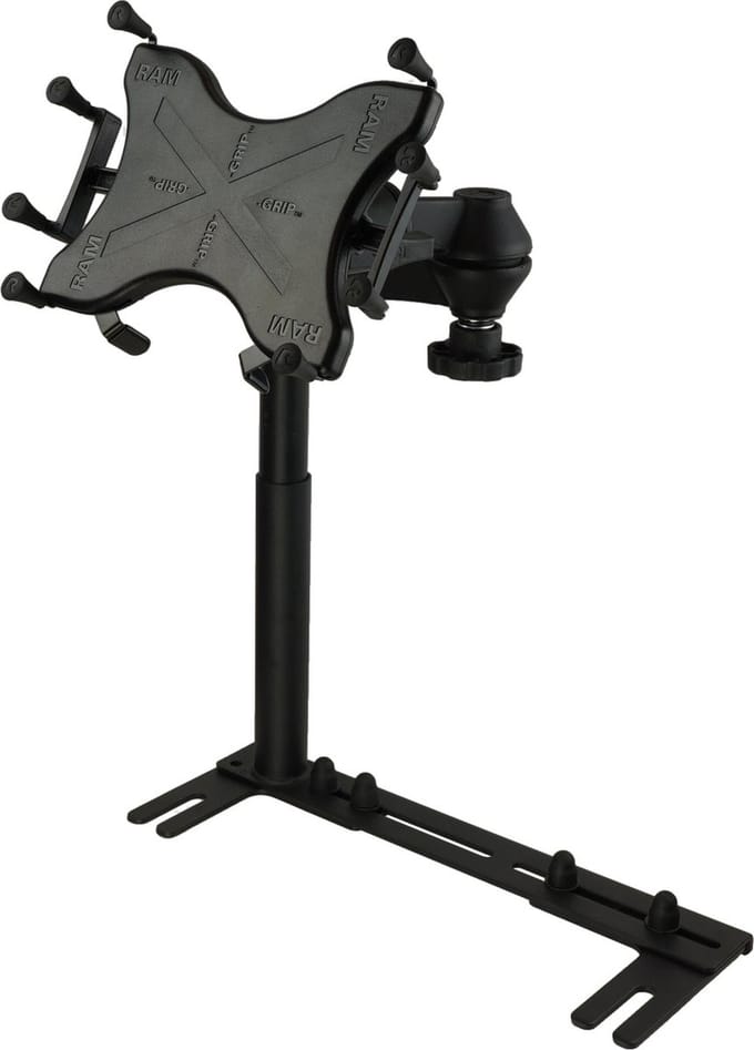 Universal No-Drill™ iPad X-Grip RAM-VB-196-UN9