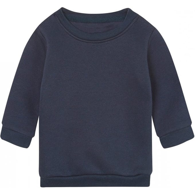 Babybugz Baby Essentieel Effen Sweatshirt (Marine)