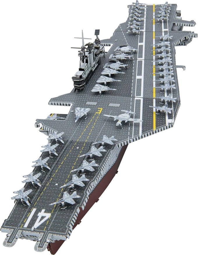 Modelbouwset Vliegtuigendrager USS Midway - Metaal 3D Puzzel