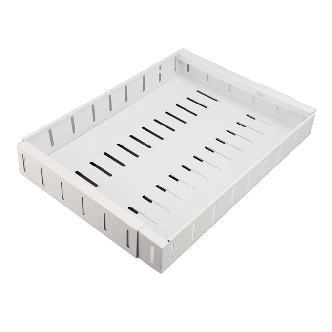 Organiseur de placard extensible et adhésif pour placard de garde-manger Blanc