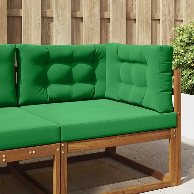 vidaXL - Buitenbankkussen - Polyester - Groen - 80 - x - 80 - cm