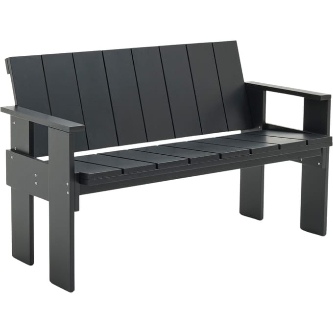 HAY Crate Eetkamerbank - black