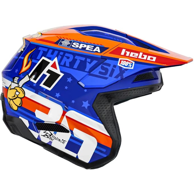 Motorcrosshelm Hebo HTR F02 T. Bou 36
