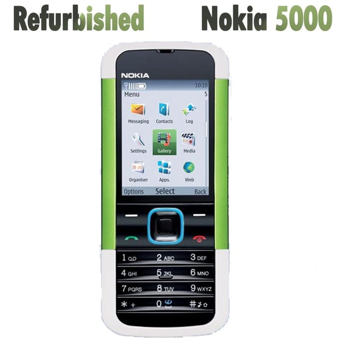 Gereviseerde Nokia Originele Nokia 5000 Feature phone Mobiele telefoon Simple set groen