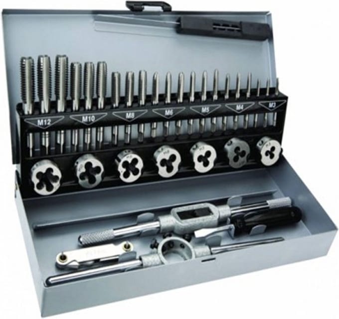 Weber Tools Draadtap- en snijset metrisch 32 delig