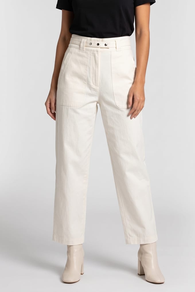 IRO Paris Zoannah Trouser White Taglia: 38 | Pantaloni Outlet | Donna | Bianco