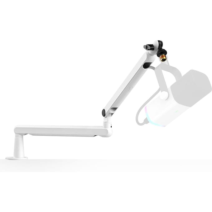 FIFINE - BM88 - Professionele Microfoon Arm - Boom Arm - In hoogte verstelbaar - 360 graden - Horizontaal / Verticaal - Wit
