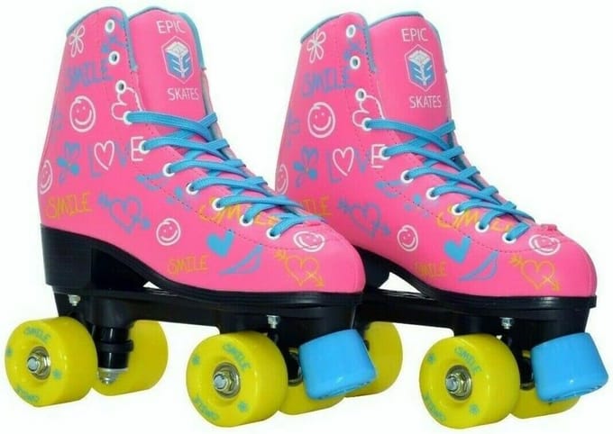 Dames Quad Rolschaatsen Roze Fashion Stijl