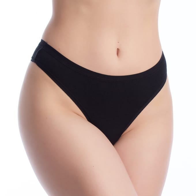 Verpakking van 2 Dames Micromodal Thongs Q105