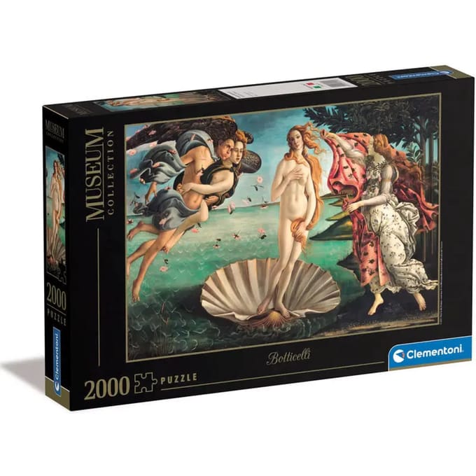 Clementoni - Puzzel - 2000 Stukjes - Botticelli: De Geboorte van Venus - Puzzel Voor Volwassenen