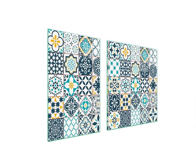 TMK ArtDeko - Snijplank - Mozaïek - 100x52 cm - Glas