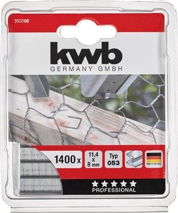 KWB Nieten Hard Type 053C - 8 mm - 1400 Stuks