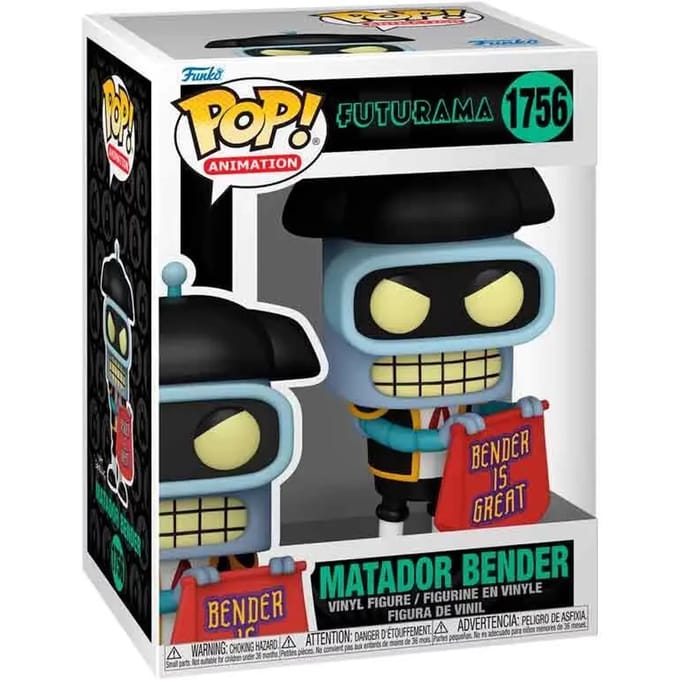 Funko! - Animation: Futurama (Matador Bender) - Figuur