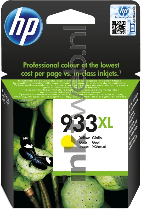HP Inktcartridge 933XL (CN056AE) Geel Hoge capaciteit