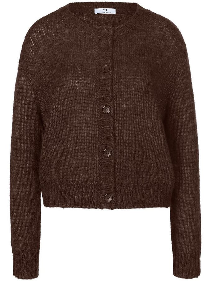 Vest lange mouwen Van Peter Hahn bruin