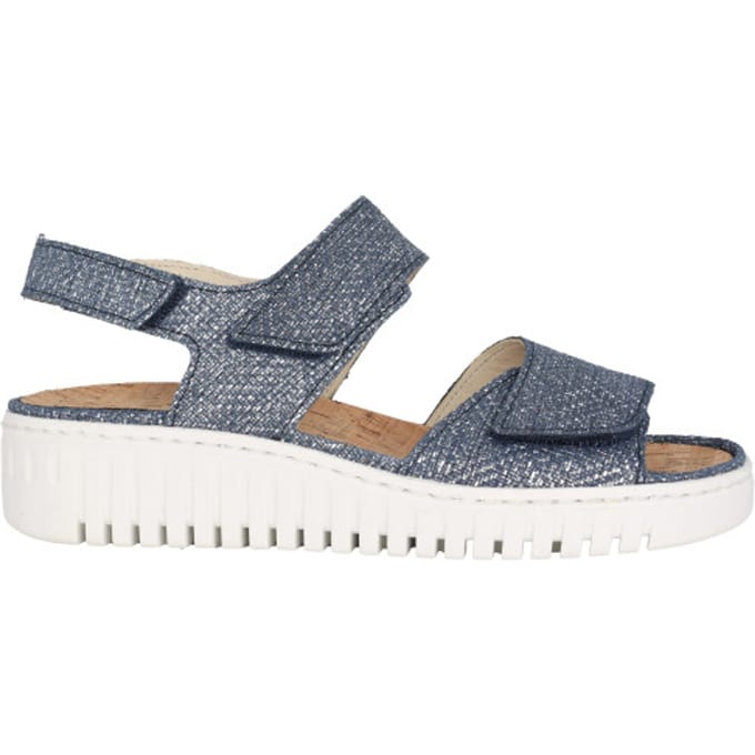 Waldläufer H-Willow - dames sandaal - Blauw - maat 41.5 (EU) 7.5 (UK)
