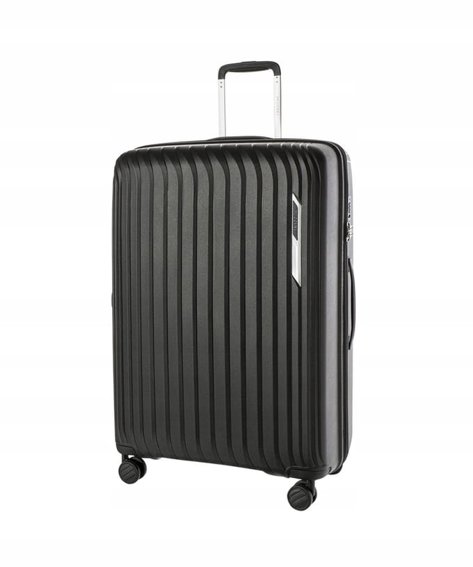 Puccini Marbella Grote Zwarte Koffer 76cm Polypropyleen TSA Slot