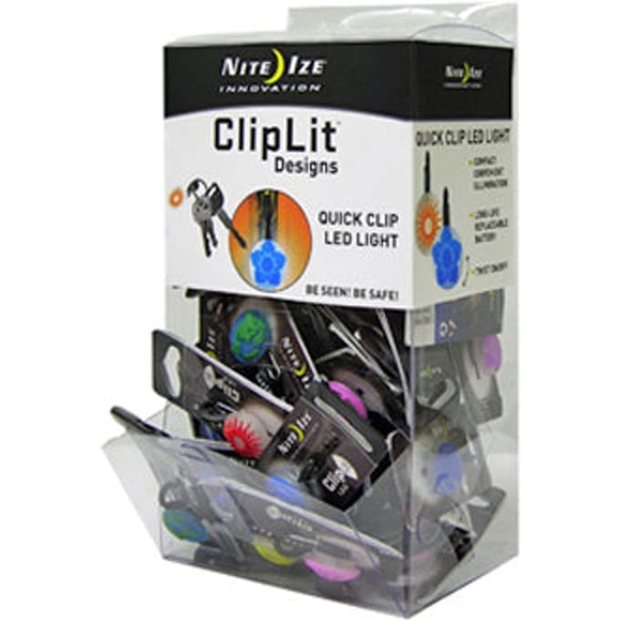 Nite Ize ClipLit Designs Gravity Bin 60 stuks Zaklampen/verlichting Assorti
