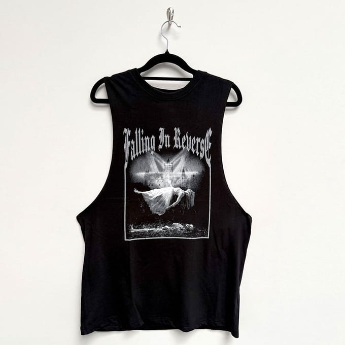 Falling In Reverse - Floating Tanktop - M - Zwart