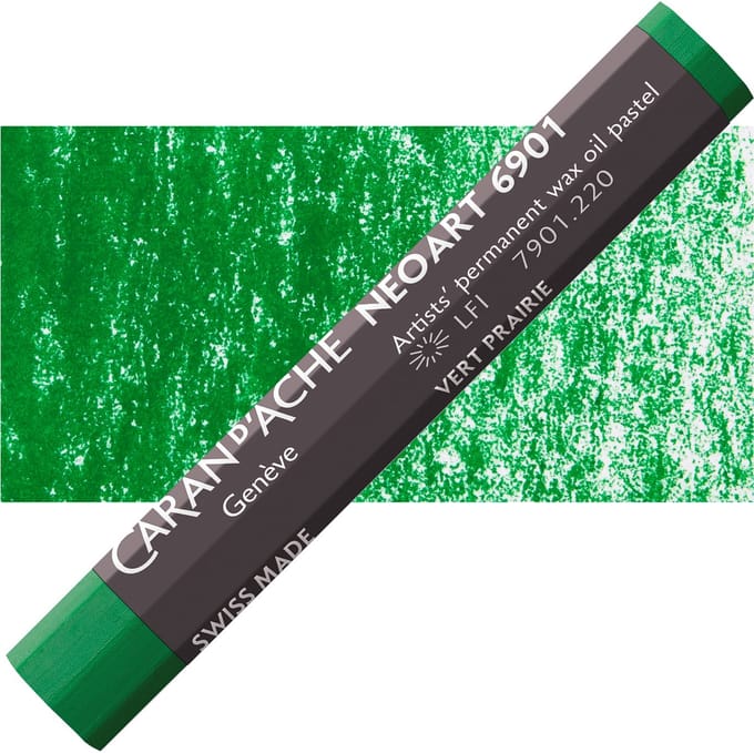 Caran d'Ache Neoart Permanent Wax Oliepastel - Grass Green (220)