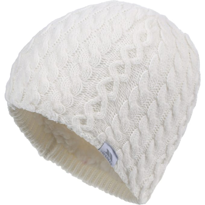 Trespass - Dames Kendra Beanie Muts (Wit)