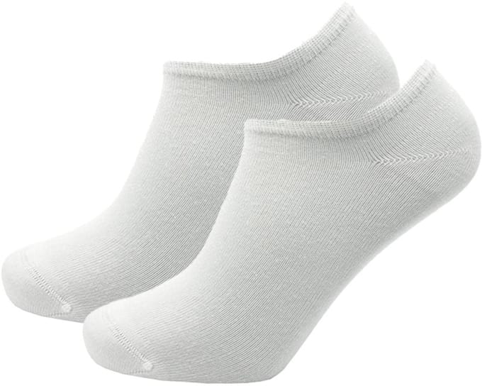 10Cel Tencel sneaker sokken - Short socks 1-pack - 42 - Wit