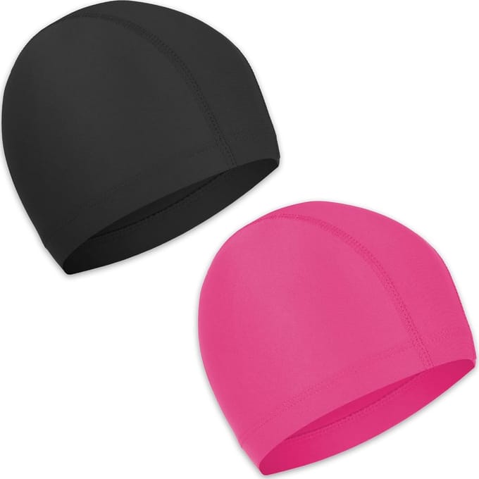 2-Pack Elastische Zwemmutsen Unisex - Zacht & Comfortabel voor Kinderen, Dames en Heren