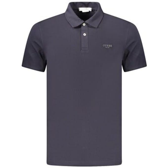 Guess Essential Korte Mouw Poloshirt Blauw M Man