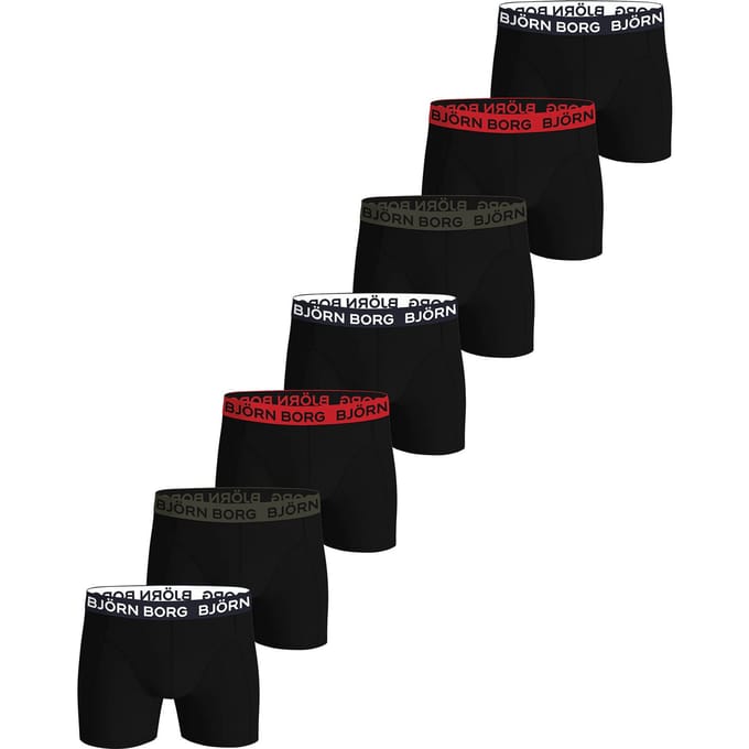 Björn Borg Cotton Stretch Boxershorts Heren (7-pack) - Maat M