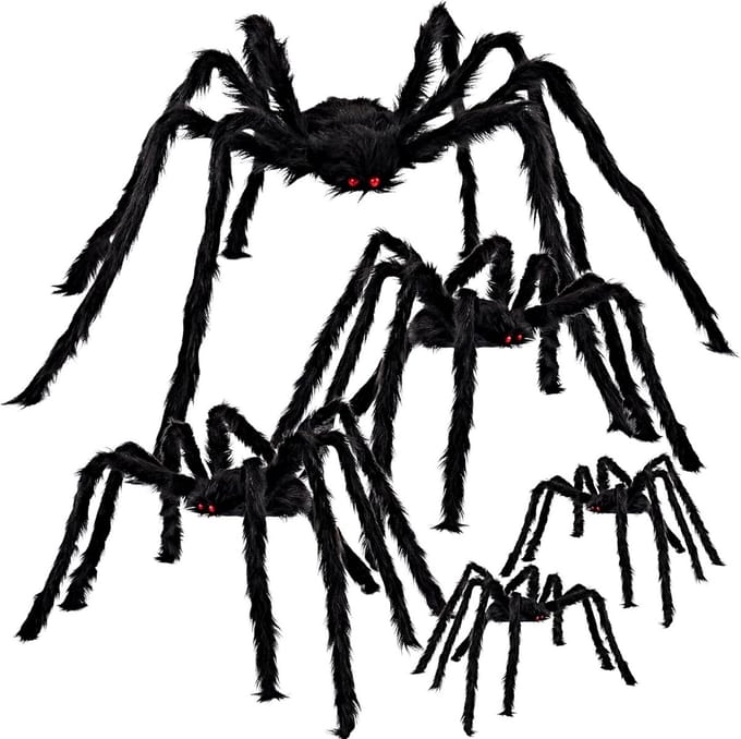 Solacis Halloween Decoratie - Grote spin - Halloween versiering - Horror - Eng - Must have voor halloween!