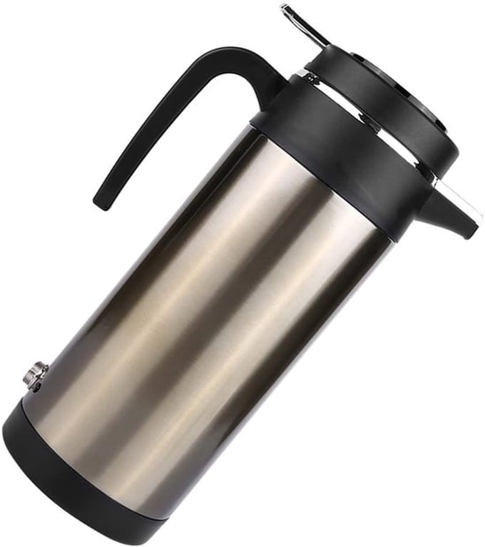 Elektrische koolstofvezel kettle 1200 ml voor auto 12v/24v