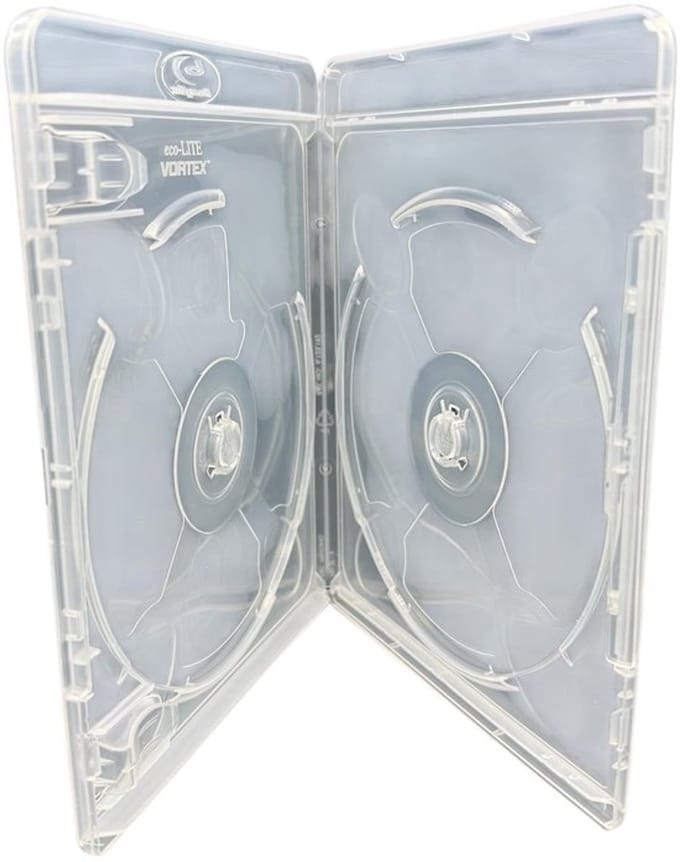 Dailygoody - -Lite Double Blu-ray Cases - Duidelijk en Duurzaam - 2