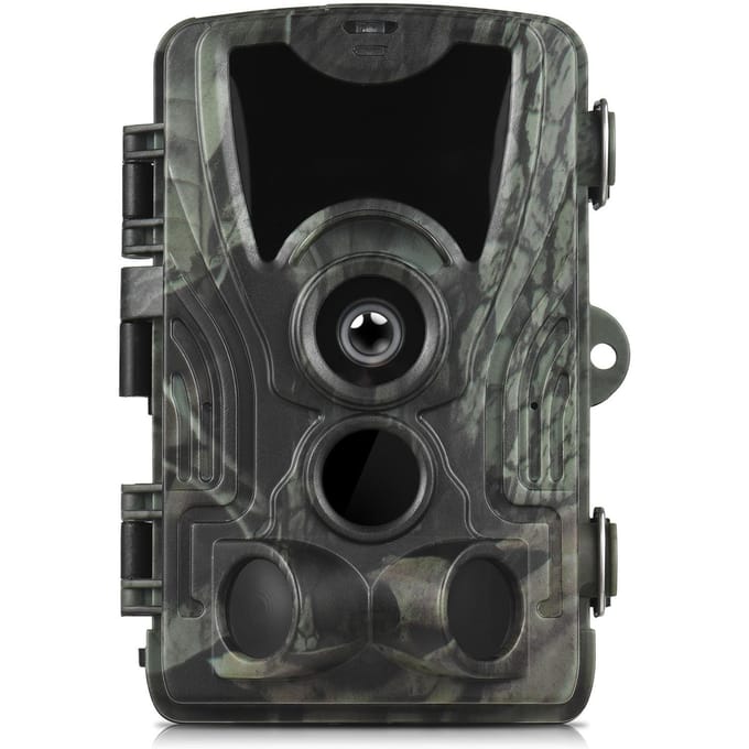 Trail Camera Nachtzicht Bewegingsgeactiveerde Waterdichte 24MP+2.7K Wildlife Camera met 36 IR LED's 5MP AA Battery