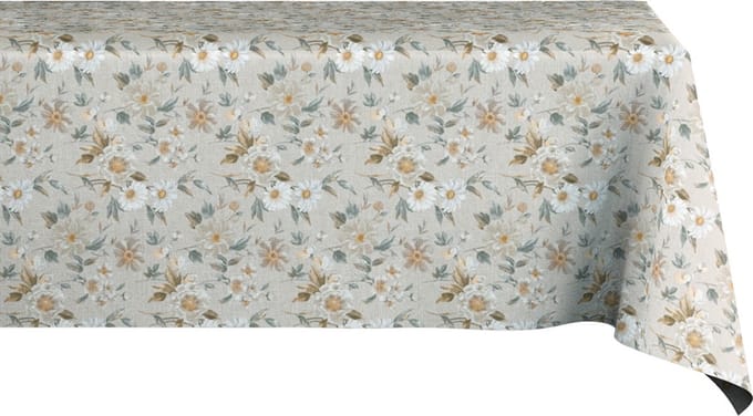 Protecttable - Tafelzeil Margo Beige 140x320cm - Tafelkleed Afwasbaar - Kunststof