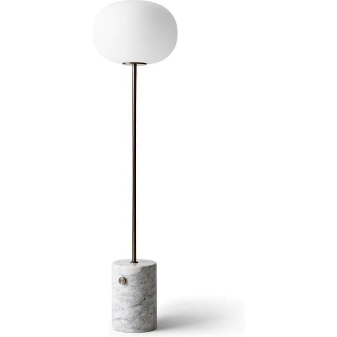 Audo Copenhagen Audo vloerlamp JWDA, brons/wit, marmer, 150 cm, dimbaar.