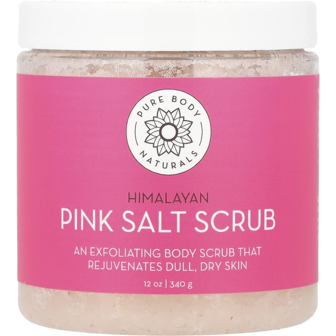 Pure Body Naturals, Himalayazoutscrub, 340 gram (340 g) gray