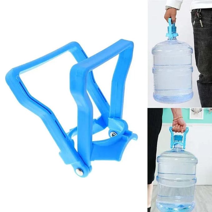 Draagbare waterfleshandgreep Wateremmer Emmerhandvat Arbeidsbesparend Gemakkelijk optillen Plastic wateremmerhouder Draaggreep geel