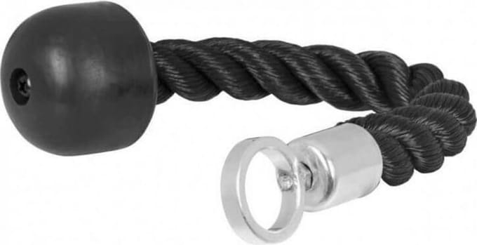 Tricep Touw - Zwart