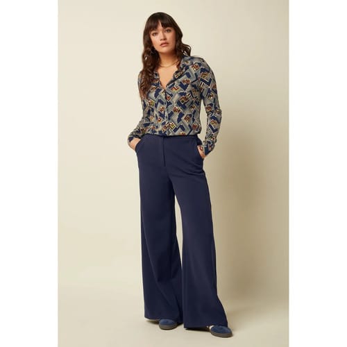 King Louie Blouse leia 10928 evening blue