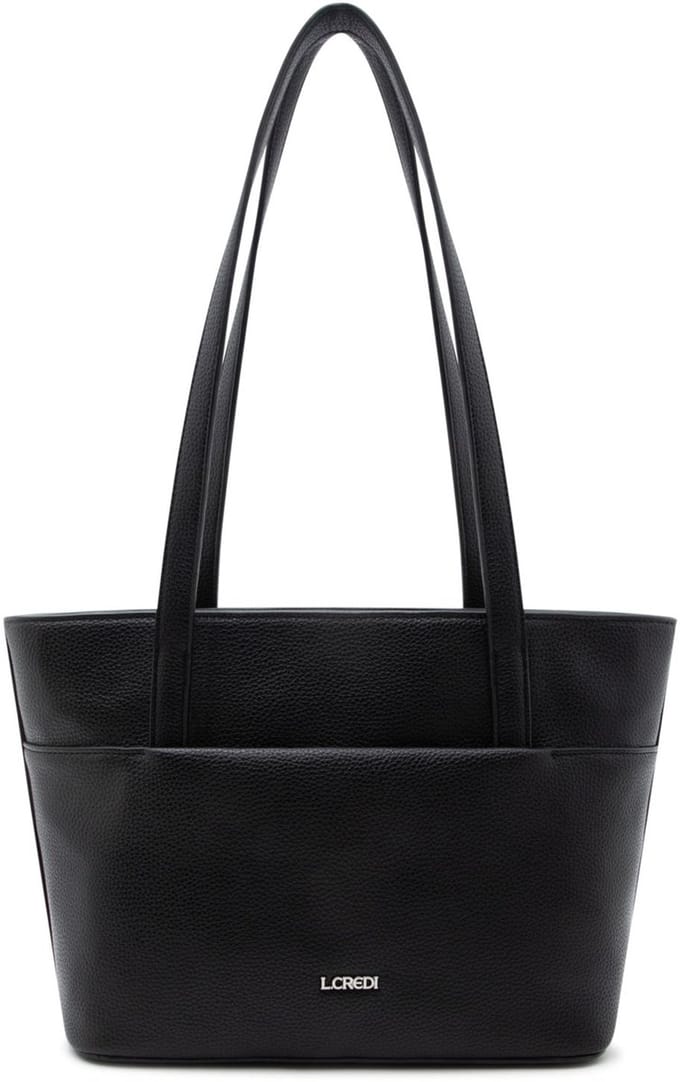L.CREDI shopper Ella Shopper Black zwart