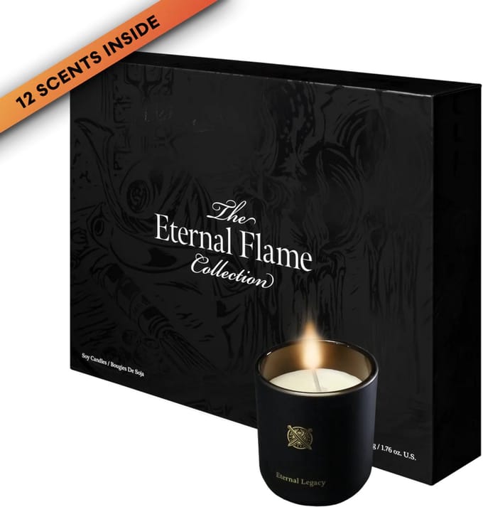 Eternal Flame Kaars Collection - 12 waanzinnige geuren