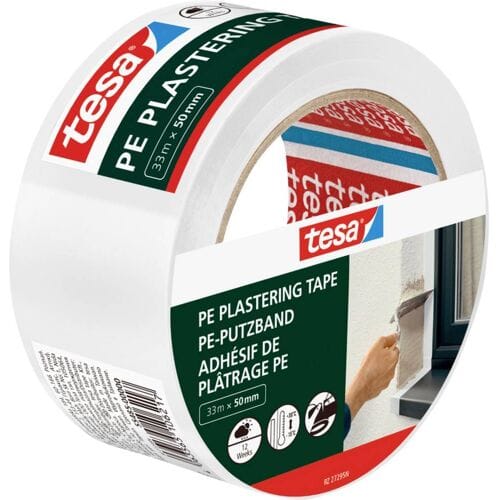 tesa PE Putzband 55485-00000-00 Gipstape Wit (l x b) 33 m x 50 mm 1 stuk(s)