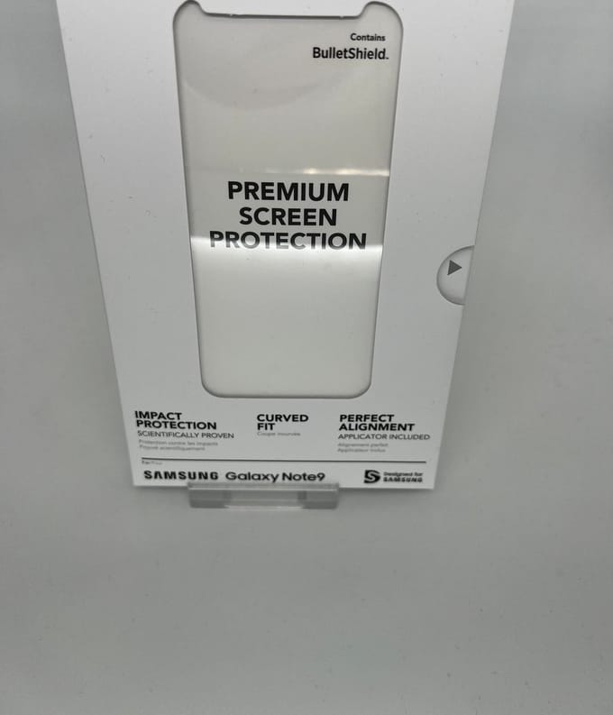 Tech21  Bulletshield Premium screenprotector Samsung Note 9