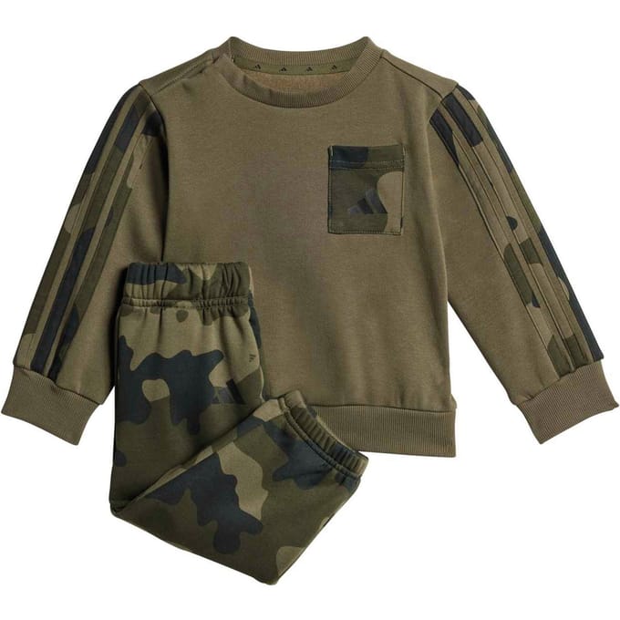 Adidas Essentials Camo Fleece Trainingspak Junior